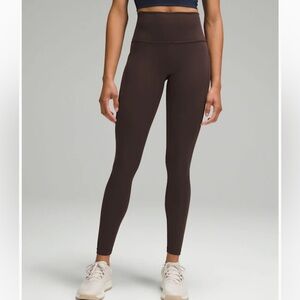 Lululemon Wunder Train High Rise Tight with Pockets - Espresso Brown 28” Size 8